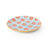 Mikasa Blue Mosaic Stoneware Side Plate, 18cm