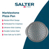 Salter Marblestone 37cm Perforated Pizza Tray with Handles