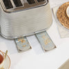 Salter Ripple 4-Slice Toaster – Taupe