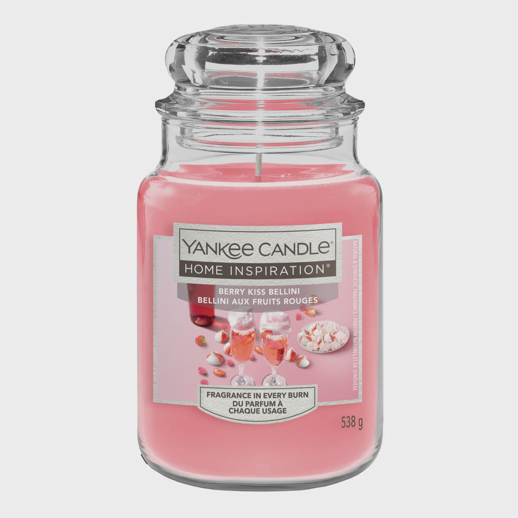 Yankee 538G Scented Candle In Jar Berry Kiss Bellini