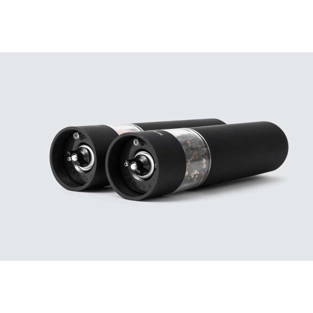 Salter Electronic Salt &amp; Pepper Mills Set - Matt Black