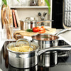 Salter Timeless Collection Stainless Steel 5 Piece Pan Set