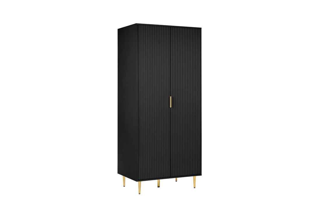 Birlea Zara 2 Door Fluted Wardrobe (Self Assembly) (DHD)