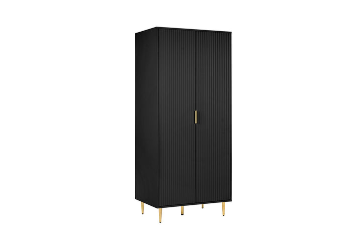 Birlea Zara 2 Door Fluted Wardrobe (Self Assembly) (DHD)
