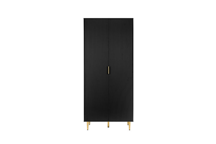 Birlea Zara 2 Door Fluted Wardrobe (Self Assembly) (DHD)