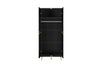 Birlea Zara 2 Door Fluted Wardrobe (Self Assembly) (DHD)