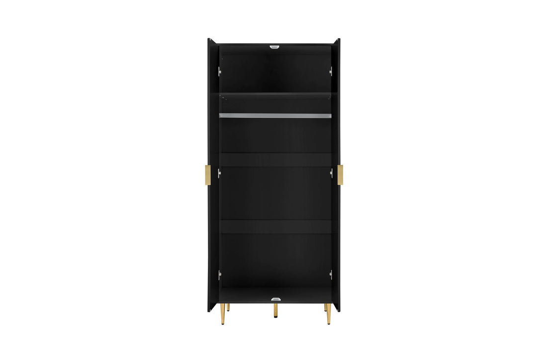Birlea Zara 2 Door Fluted Wardrobe (Self Assembly) (DHD)
