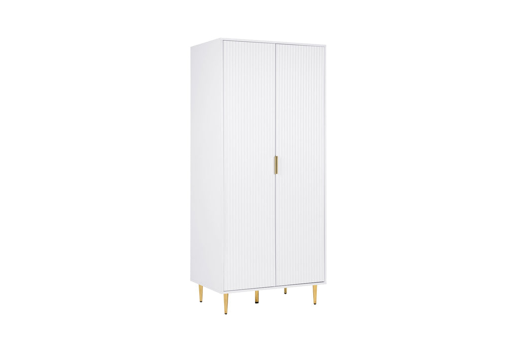 Birlea Zara 2 Door Fluted Wardrobe (Self Assembly) (DHD)