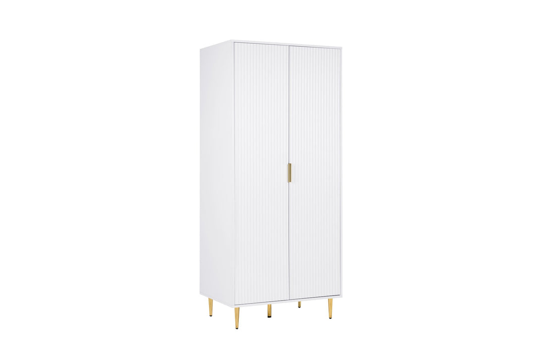 Birlea Zara 2 Door Fluted Wardrobe (Self Assembly) (DHD)
