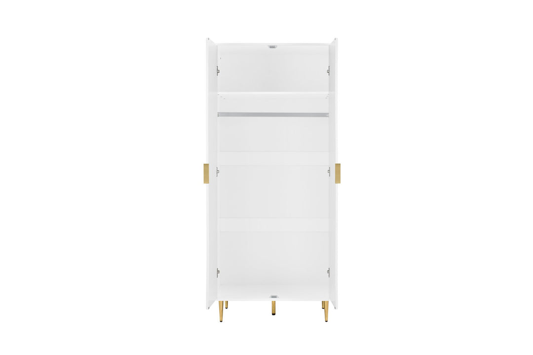 Birlea Zara 2 Door Fluted Wardrobe (Self Assembly) (DHD)