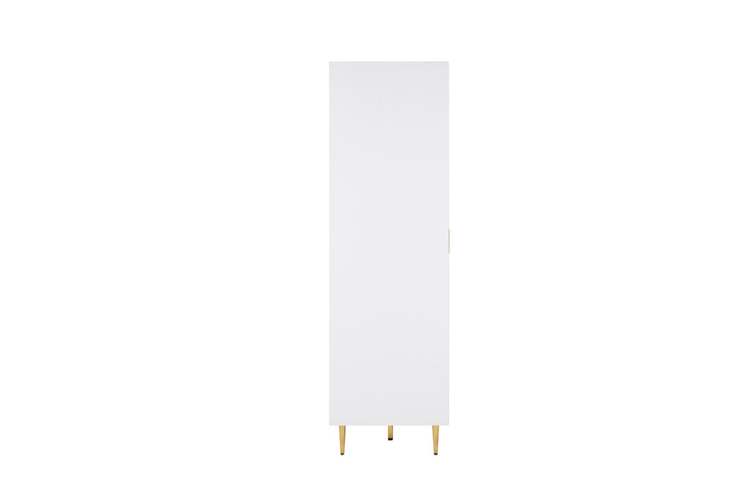 Birlea Zara 2 Door Fluted Wardrobe (Self Assembly) (DHD)