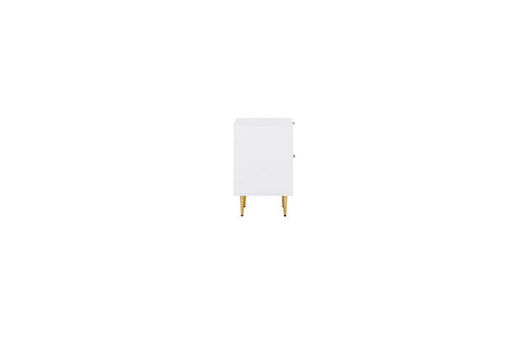 Birlea Zara 2 Drawer Fluted Bedside (Self Assembly) (DHD)