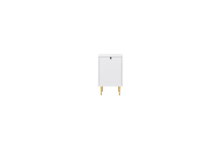 Birlea Zara 2 Drawer Fluted Bedside (Self Assembly) (DHD)