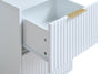 Birlea Zara 2 Drawer Fluted Bedside (Self Assembly) (DHD)