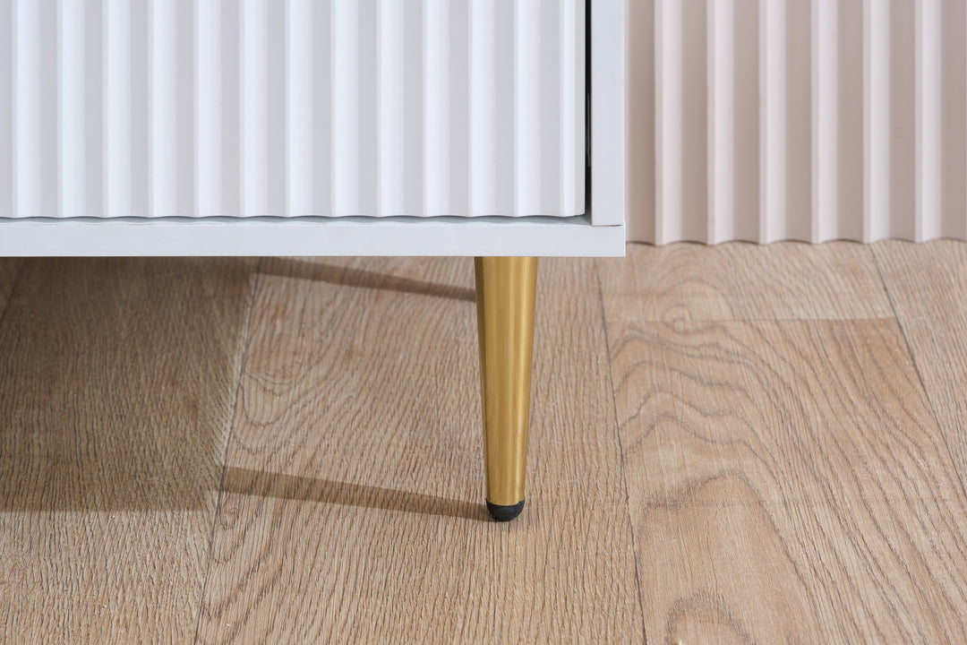 Birlea Zara 3 Drawer Fluted Chest (Self Assembly) (DHD)