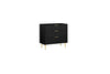 Birlea Zara 3 Drawer Fluted Chest (Self Assembly) (DHD)