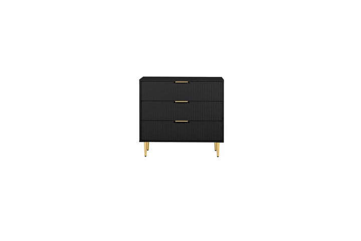 Birlea Zara 3 Drawer Fluted Chest (Self Assembly) (DHD)