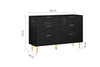 Birlea Zara 6 Drawer Fluted Chest (Self Assembly) (DHD)