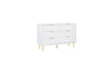Birlea Zara 6 Drawer Fluted Chest (Self Assembly) (DHD)